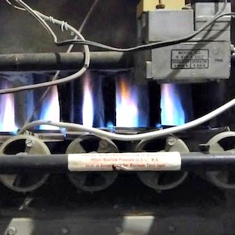 inside of a furnace