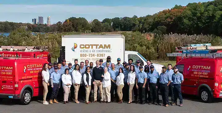 cottam heating & air conditioning team